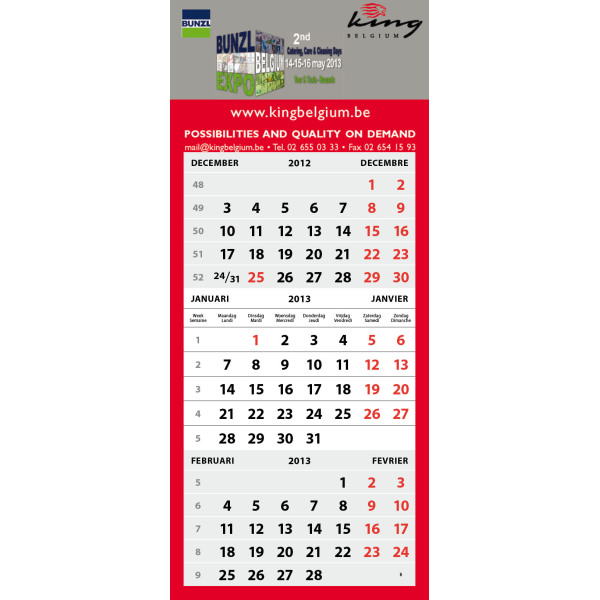 Bureaukalender Miniplanner